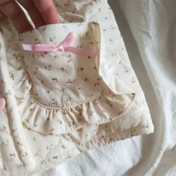 Girl's vest for autumn and winter baby wearing clothes children's cotton vest with floral shoulder