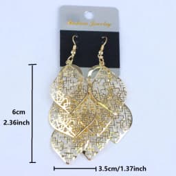 10/20/30/50Pairs/Lot Retro Trend Bohemian Frosting Carved Hollow Earrings For Women Mix Style Jewelry Party Gifts Wholesale