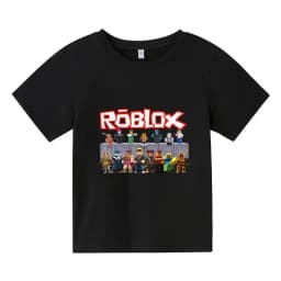 2025 Roblox kid T-shirt Boys Game Sports Cotton T-shirt Child Cartoon Short sleeve top Casual Street Harajuku Clothes