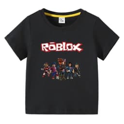 2025 Roblox kid T-shirt Boys Game Sports Cotton T-shirt Child Cartoon Short sleeve top Casual Street Harajuku Clothes