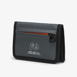 Japanese Style Nylon Trifold Wallet Casual Unisex Young Novelty Money Bag Purse with Zipper Coin ID Card Holder for Men Women