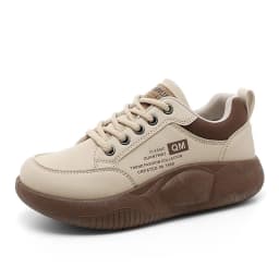 New Women's Shoes 2024 Spring Thick Sole Elevated Shoes Sports Shoes Women's Shoes Student Street Casual Board Shoes