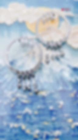 Hoop Earrings with Winter Sun Rays Fine Jewerly For Women Trendy Glamourous Gift In 925 Sterling Silver