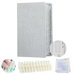New 308/216/160/120 Professional Model Nail Polish Color Leather Cover Display Bookshelf Color Card Chart Painting Nail Art Tool