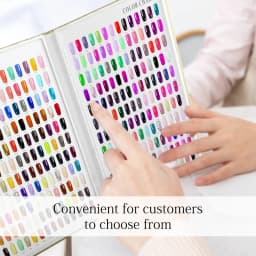 New 308/216/160/120 Professional Model Nail Polish Color Leather Cover Display Bookshelf Color Card Chart Painting Nail Art Tool