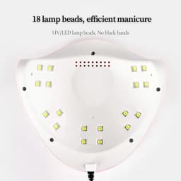 YIKOOLIN Nail Art Set With Professional LED UV Nail Lamp Gel Curing Machine Electric Nail File Drill Nail Sets Kits