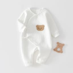 AYNIGIELL Autumn 0-6Months Baby Rompers Newborn Girls/Boys 100%Cotton Clothes of Long Seeve Infant Clothing