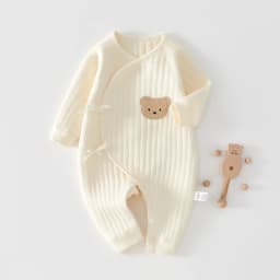 AYNIGIELL Autumn 0-6Months Baby Rompers Newborn Girls/Boys 100%Cotton Clothes of Long Seeve Infant Clothing