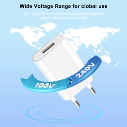 20pcs EU Plug 5V 1A USB Wall CellPhone Charger Portable Charging Block Travel Power Adapters for IPhone Samsung Xiaomi Huawei
