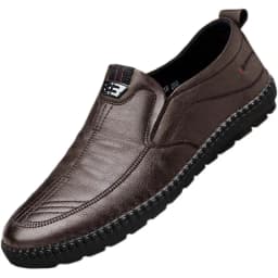 Spring Autumn New Men's Leather Shoes Business soft soled casual footwear Fashion versatile flat Comfortable light male shoes