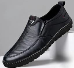 Spring Autumn New Men's Leather Shoes Business soft soled casual footwear Fashion versatile flat Comfortable light male shoes