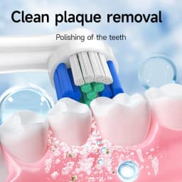 Compatible Branu Oral Electric Toothbrush Head 3709/D12/3756/3757B Replacement D100
