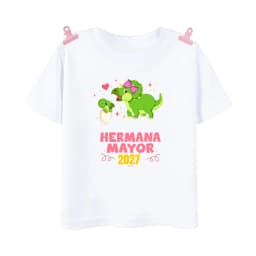 I Will Become A Sister Spanish Printed Kids Shirt Pregnant Announcement T-shirt Girls Short Sleeve Tee Child Summer Clothes Tops