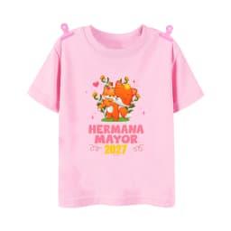 I Will Become A Sister Spanish Printed Kids Shirt Pregnant Announcement T-shirt Girls Short Sleeve Tee Child Summer Clothes Tops