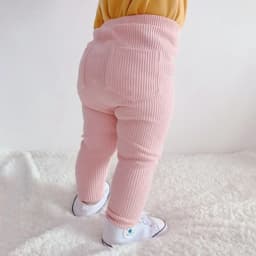Baby Girls Boys Pants Kids High Waist Cotton Big PP Pant Spring and Autumn Girl Leggings Trousers Children Clothes 0-6 Years