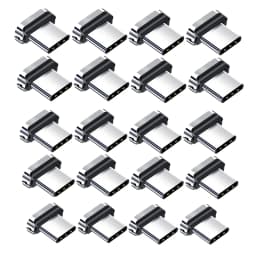 10/ 20Pcs Magnetic Tips for redmi note 12 turbo Fonken Type C Micro USB Magnet Replacement Part Plug Adapter for Android charger