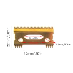 Replacement DLC Blade Professional Hair Clipper Accessories Ultra Thin Blade Trimmer for Madeshow/WAHL/MRD/Gamma/SC/JRL