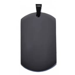 10pcs Wholesale 7 Colors Stainless Steel Military Army Style ID Blank Dog Tags Pendant Rectangle Necklace Jewelry Accessories