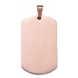 10pcs Wholesale 7 Colors Stainless Steel Military Army Style ID Blank Dog Tags Pendant Rectangle Necklace Jewelry Accessories