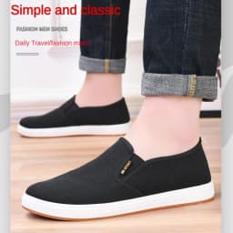 ​Men's Shoes Casual Sneakers Summer Lightweight Canvas Breathable Anti Slip Flat Shoes Affordable Free Shipping