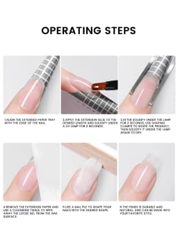 150g Poly Nail Gel UV LED Cured Builder Nail Gel Acrylic Crystal Nail Extension Gel For Nails DIY At Home Salon