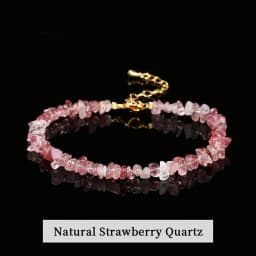 Natural Stone Tourmaline Amethyst Rock Quartz Crystal Chip Bead Bracelet Women Reiki Healing Adjustable Chain Fashion Jewelry