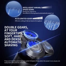 New MIJIA Men's Electric Shaver S301 Beard Trimmer Machine Shaving Portable Flex Razor IPX7 Washable Trimer Ceramic Blade (CN)