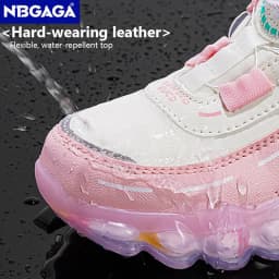 New Anti-skid Leather Kids Sneakers for 5-16Years Girls Casual Walking Footwear Non Slip Children Boys Sport Running Sneaker