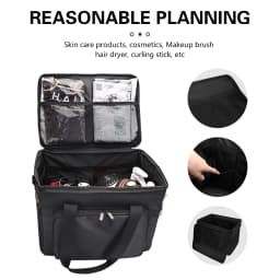 Salon Barber Fold Bag Large Capacity Scissor Tools Storage Hairdressing Cosmetic Organizer Grooming Travel Bags Makeup Case