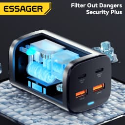 Essager 100W USB C GaN Charger Desktop Quick Charge QC 4.0 3.0 Type C Fast Charging For iPhone 15 Laptop MacBook Samsung POPC