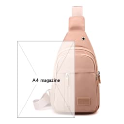 Women's Versatile Chest Bag New Trendy Nylon Cloth Single Shoulder Diagonal Cross Bag Fashionable Travel Chest Bag
