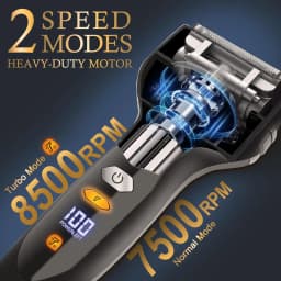 Kemei 5 Blade Electric Shaver For Men Face Beard Wet Dry Electric Razor Rechargeable Shaving Machine Washable
