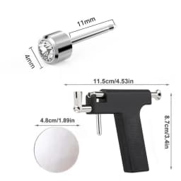 Professional Ear Piercing Gun with 36pcs Earrings Stud for Salon Home Use Ear Piercing Kit