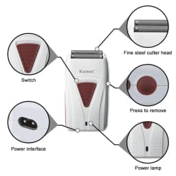 Kemei KM-PG809A KM-PG232 LCD USB Charging Hair Clipper Adjustable Professional Cutting Machine KM-3382 Shaver Trimmer For Men