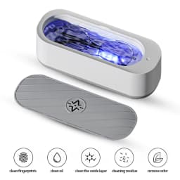 USB Rechargeable Mode Or Battery Mode Ultrasonic Cleaning Machine High Frequency Vibration Wash Cleaner Jewelry Glasses Cleaner