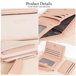 New Colorblock Bifold Zipper Buckle Coin Purse New Hand Women's Short Wallet Fashion Multi-slot Card Holder