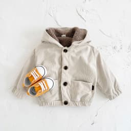 Ins Winter Warm Baby Girls Clothes Outdoor Jacket Thick Fleece Hoodie Infant Boys Baby Clothes Fruit Embroidery Newborn Baby Top