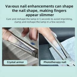 Nail tool pink handle long tip shaping pliers to construct extension Manicure special nail shaping clip