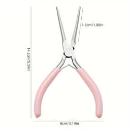 Nail tool pink handle long tip shaping pliers to construct extension Manicure special nail shaping clip