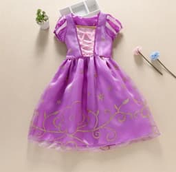 Girls Princess Dress Kids Elsa Anna Snow White Aurora Sofia Rapunzel Cinderella Halloween Costume Children Birthday Party