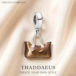 Bag Dangle Charm Pendant Spring Brand New European Style 925 Sterling Silver Trendy Fashion Jewelry Club for Women