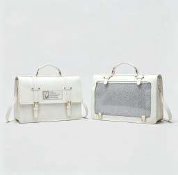 Y2K Preppy Style Large Capacity Ita Backpack Lolita Girl Transparent Fashion DIY Display Shoulder Bag Crossbody Bag Cute Handbag