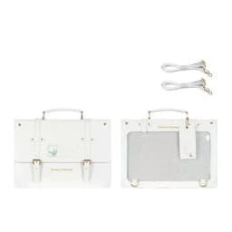 Y2K Preppy Style Large Capacity Ita Backpack Lolita Girl Transparent Fashion DIY Display Shoulder Bag Crossbody Bag Cute Handbag