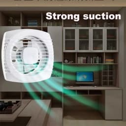 Silent 220V Exhaust Fan 4/6/7inch 110/150/180mm Strong Ventilating Kitchen Bathroom Toilet Window Wall Mounted Extractor