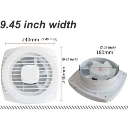 Silent 220V Exhaust Fan 4/6/7inch 110/150/180mm Strong Ventilating Kitchen Bathroom Toilet Window Wall Mounted Extractor