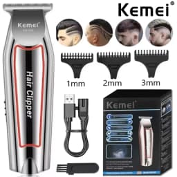 Kemei Professional Hair Trimmer Electric Beard Trimmer For Men Hair Clipper Hair Cutter Machine Haircut Grooming Kit KM-032