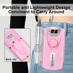 35000RPM Nail Drill Machine for Nails Rechargeable Manicure Low Noise Professional Electric Nail Drills Motor Polishe Sander
