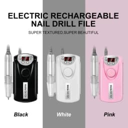 35000RPM Nail Drill Machine for Nails Rechargeable Manicure Low Noise Professional Electric Nail Drills Motor Polishe Sander