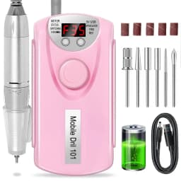 35000RPM Nail Drill Machine for Nails Rechargeable Manicure Low Noise Professional Electric Nail Drills Motor Polishe Sander