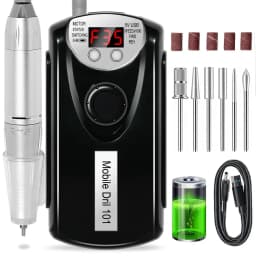 35000RPM Nail Drill Machine for Nails Rechargeable Manicure Low Noise Professional Electric Nail Drills Motor Polishe Sander